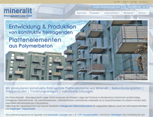 Tablet Screenshot of mineralit.com